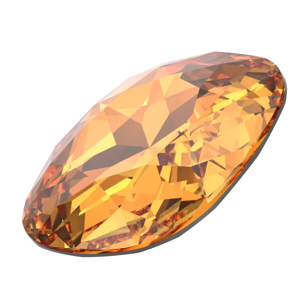 Swarovski Fancy Stones Large Cushion Square (4487) Dark Orange