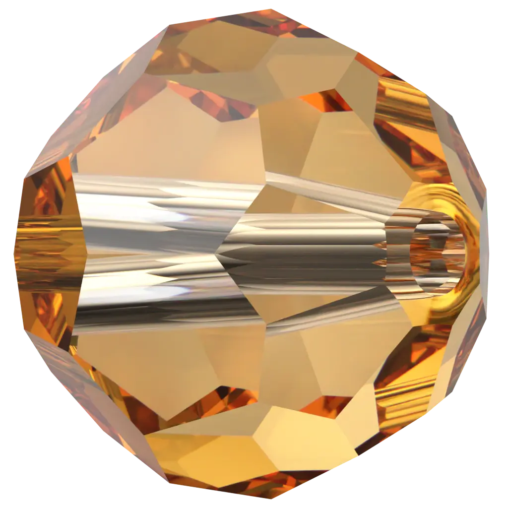 Swarovski Crystal Beads Round (5000) Dark Orange