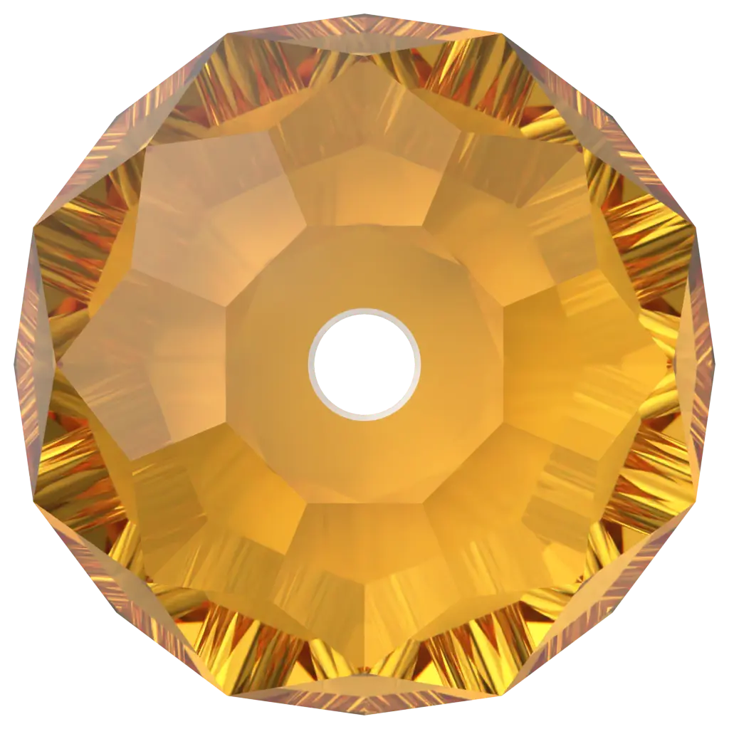 Swarovski Crystal Beads Briolette (5040) Dark Orange