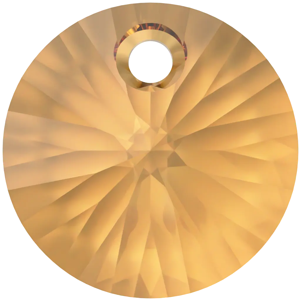 Swarovski Pendants Xilion Round (6428) Dark Orange