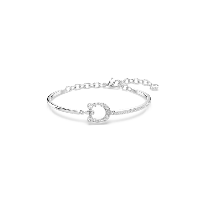 Swarovski Symbolica Bracelet Pavé Horse Shoe White Rhodium Plated