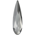 Swarovski Flatback Crystals Non Hotfix Raindrop Crystal Urban Grey (2304)