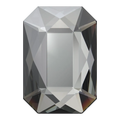 Swarovski Flatback Crystals Non Hotfix Emerald Cut Crystal Urban Grey (2602)