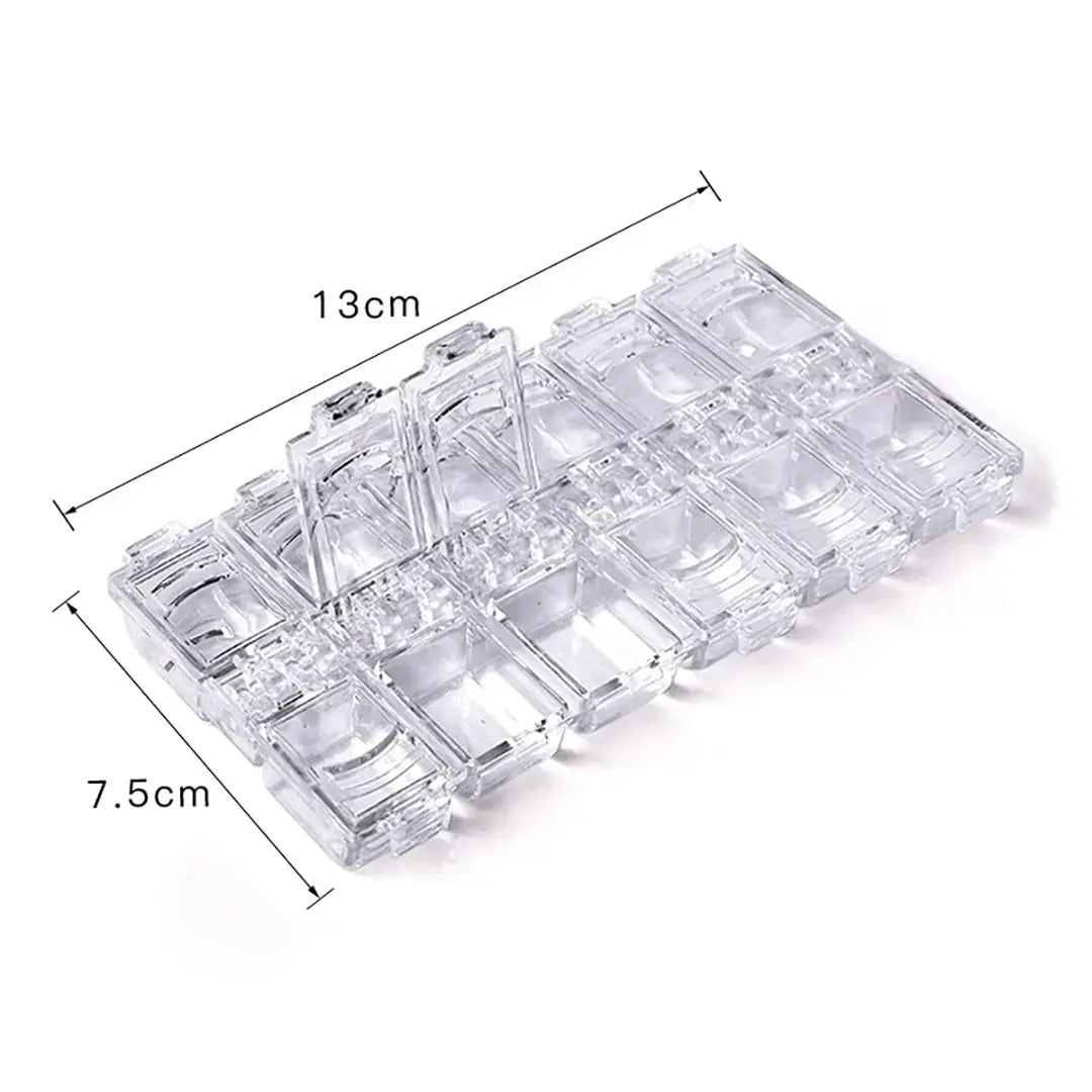 Storage Case with 12 Compartments