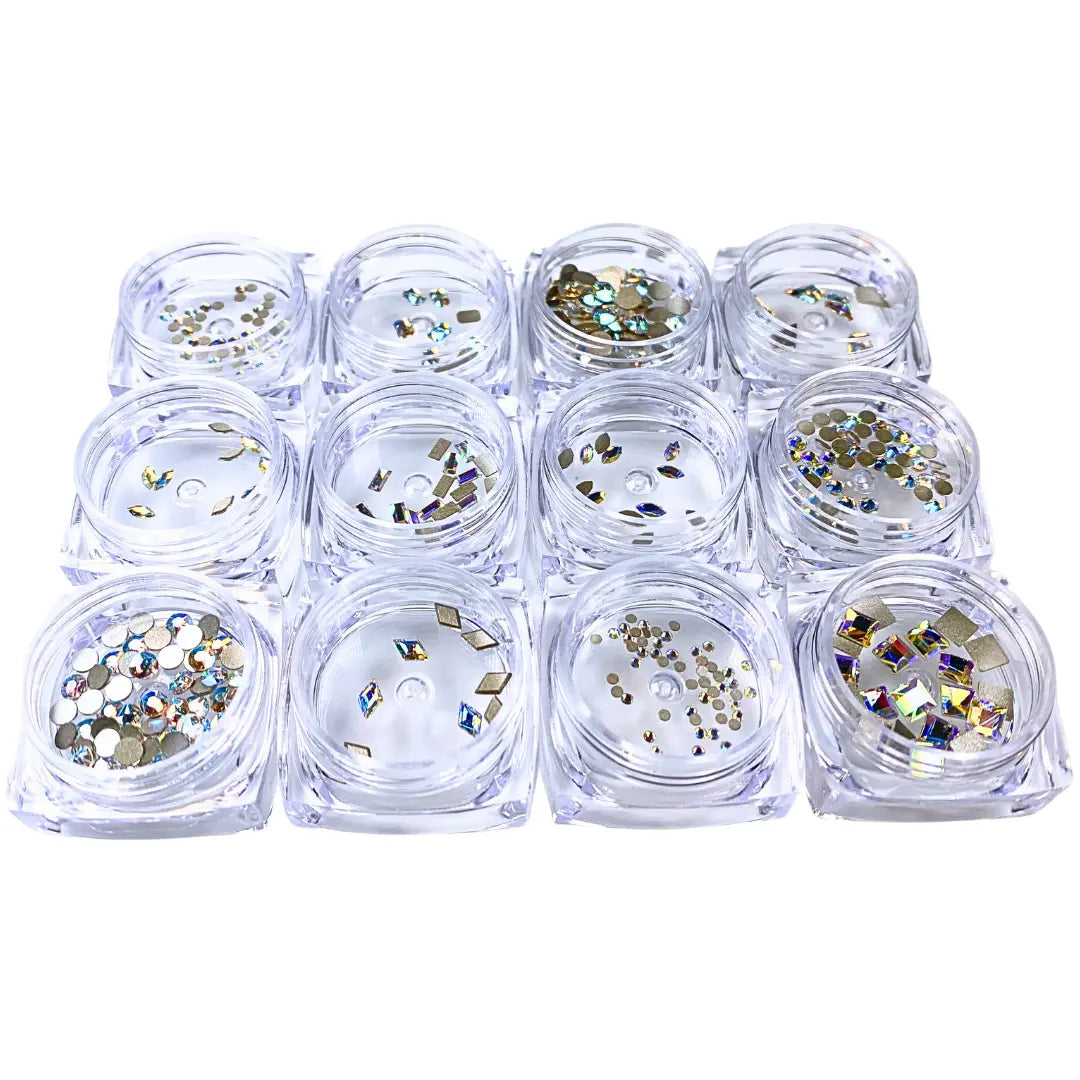 Serinity Flat Back Crystals Non Hotfix Supreme Mix Crystal Shimmer