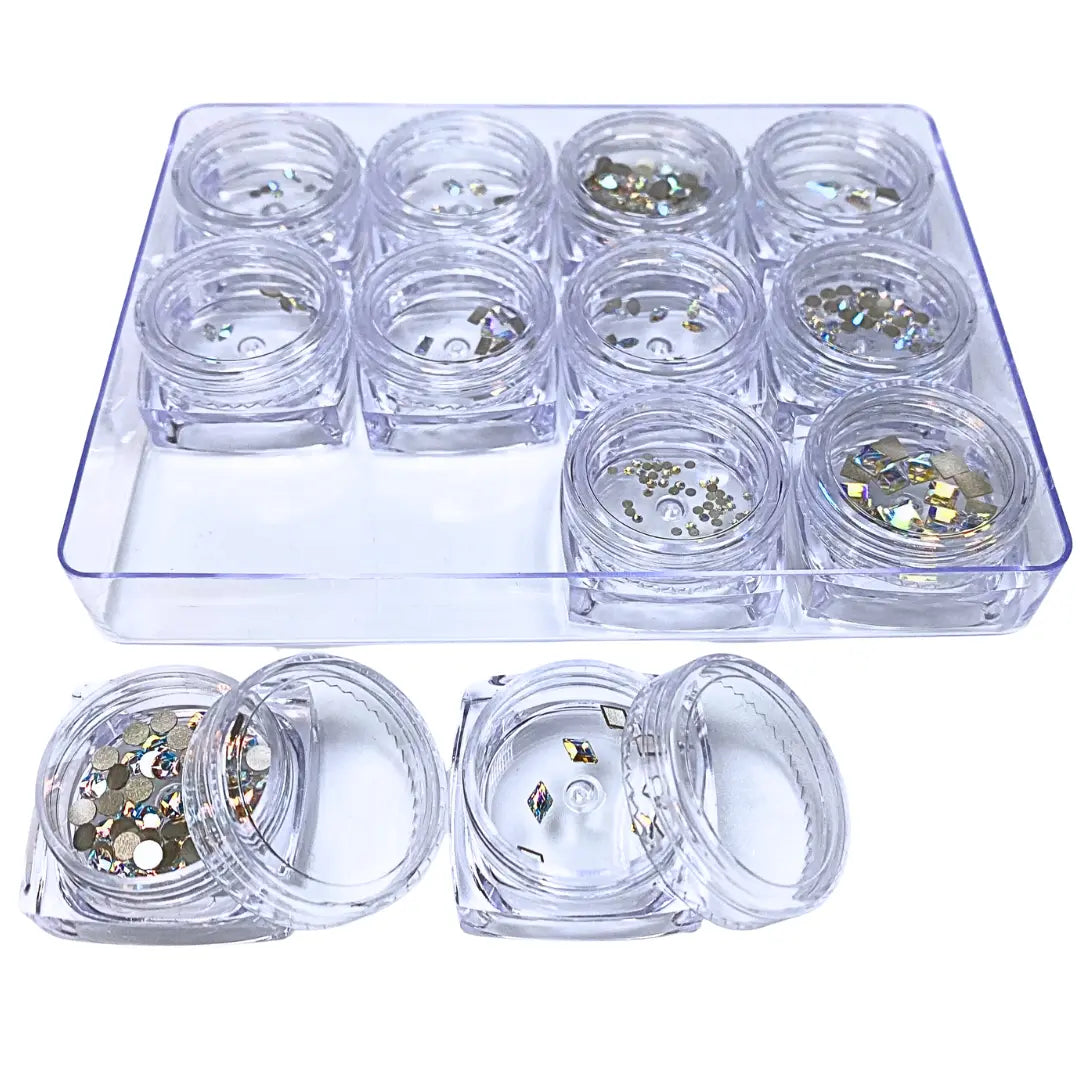 Serinity Flat Back Crystals Non Hotfix Supreme Mix Crystal Shimmer