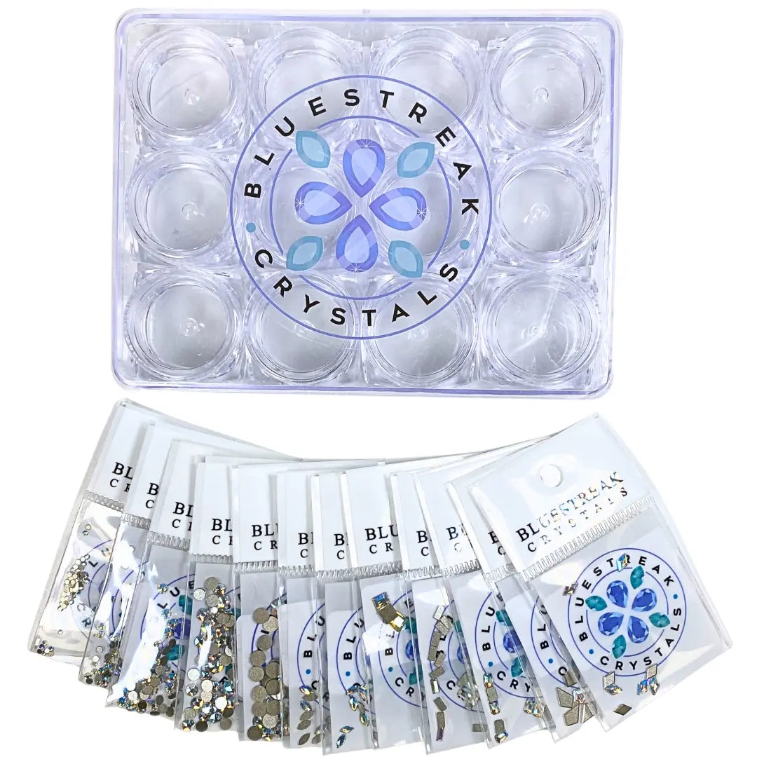 Serinity Flat Back Crystals Non Hotfix Supreme Mix Crystal Shimmer