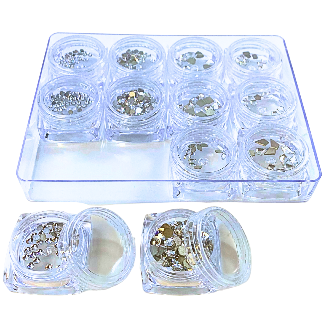 Serinity Flat Back Crystals Non Hotfix Supreme Mix Crystal