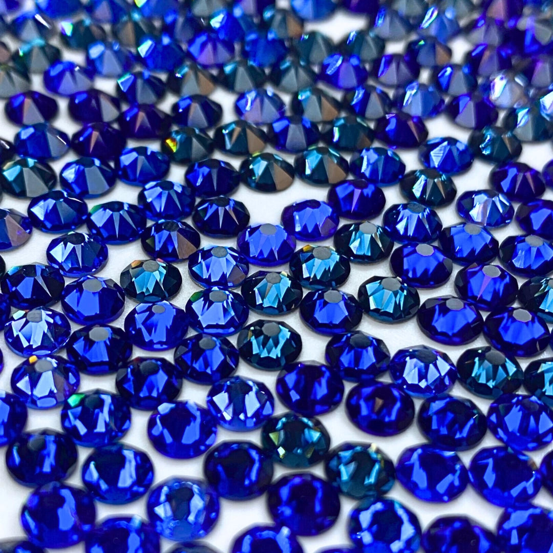 Serinity Flat Back Crystals Non Hotfix Dark Blue Collection