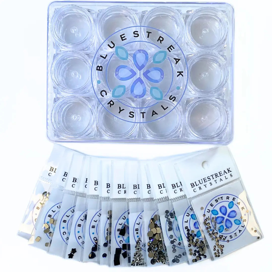 Serinity Flat Back Crystals Non Hotfix Supreme Mix Dark