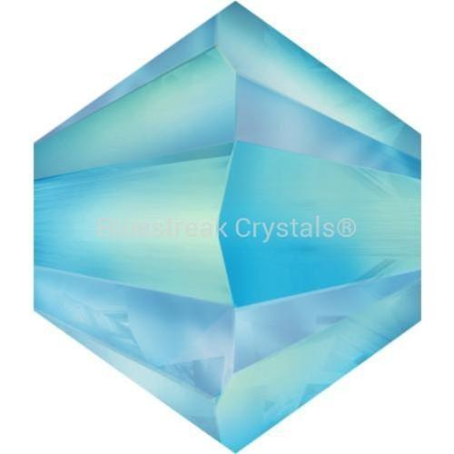 Estella Beads Bicone Aquamarine AB-Estella Bicone Beads-4mm - Pack of 100-Bluestreak Crystals