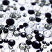 Estella Flat Back Crystals Non Hotfix Mix Jet Diamond - Bluestreak Crystals