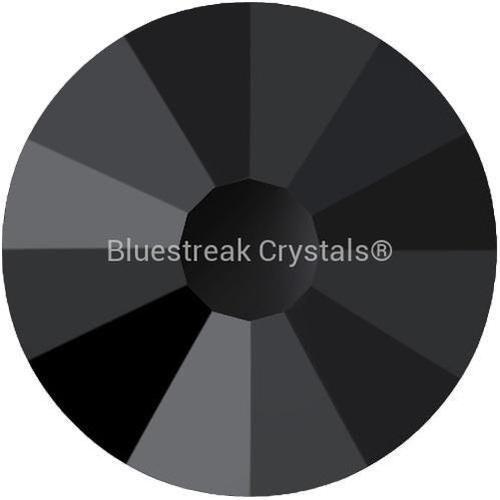 Estella Flat Back Crystals Rhinestones Non Hotfix Jet-Estella Flatback Rhinestones Crystals (Non Hotfix)-SS4 (1.6mm) - Pack of 100-Bluestreak Crystals