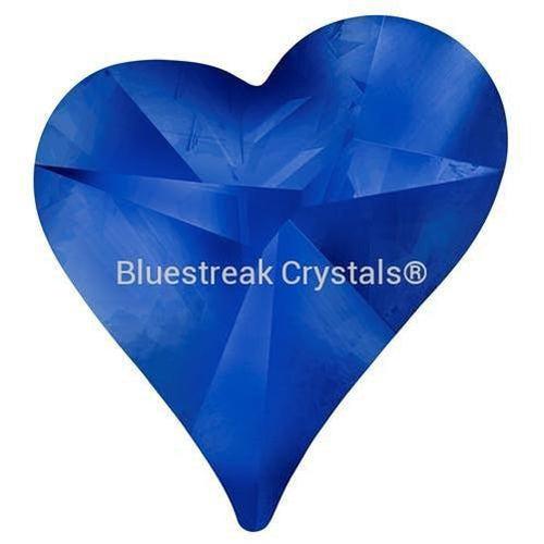 Estella Flat Back Shaped Rhinestones Non Hotfix Devoted Heart Sapphire-Estella Flatback Rhinestones Crystals (Non Hotfix)-6.5x6mm - Pack of 10-Bluestreak Crystals