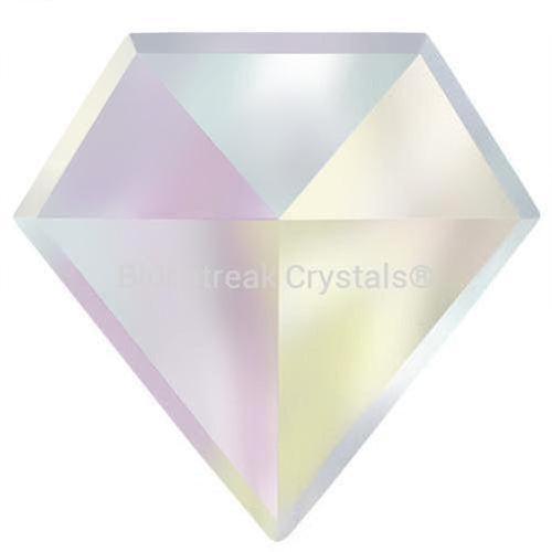 Estella Flat Back Shaped Rhinestones Non Hotfix Diamond Crystal AB-Estella Flatback Rhinestones Crystals (Non Hotfix)-7x7mm - Pack of 10-Bluestreak Crystals