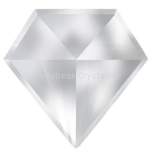 Estella Flat Back Shaped Rhinestones Non Hotfix Diamond Crystal-Estella Flatback Rhinestones Crystals (Non Hotfix)-7x7mm - Pack of 10-Bluestreak Crystals