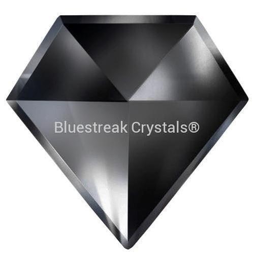 Estella Flat Back Shaped Rhinestones Non Hotfix Diamond Jet Hematite-Estella Flatback Rhinestones Crystals (Non Hotfix)-7x7mm - Pack of 10-Bluestreak Crystals