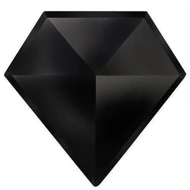 Estella Flat Back Shaped Rhinestones Non Hotfix Diamond Jet - Bluestreak Crystals