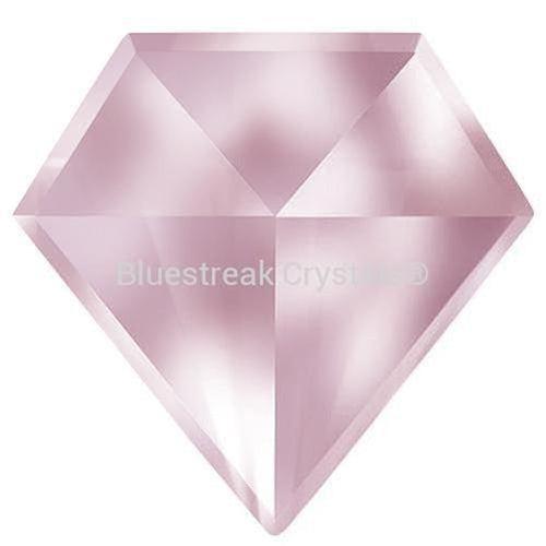 Estella Flat Back Shaped Rhinestones Non Hotfix Diamond Light Rose-Estella Flatback Rhinestones Crystals (Non Hotfix)-7x7mm - Pack of 10-Bluestreak Crystals