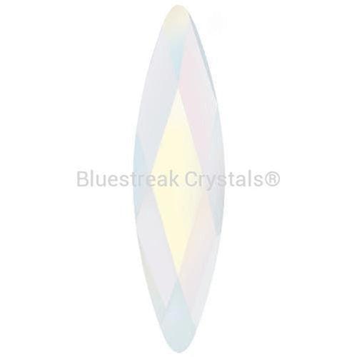 Estella Flat Back Shaped Rhinestones Non Hotfix Eclipse Crystal AB-Estella Flatback Rhinestones Crystals (Non Hotfix)-10x3mm - Pack of 10-Bluestreak Crystals