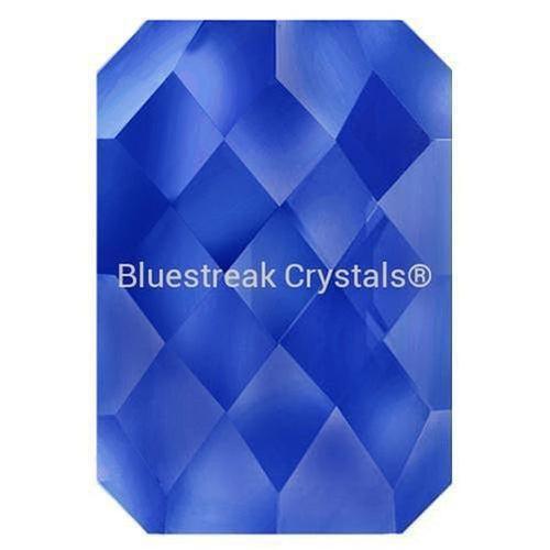 Estella Flat Back Shaped Rhinestones Non Hotfix Emerald Cut Sapphire-Estella Flatback Rhinestones Crystals (Non Hotfix)-6x4mm - Pack of 10-Bluestreak Crystals