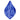 Estella Flat Back Shaped Rhinestones Non Hotfix Flame Sapphire - Bluestreak Crystals