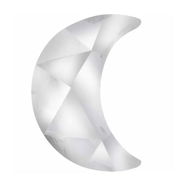 Estella Flat Back Shaped Rhinestones Non Hotfix Moon Crystal - Bluestreak Crystals