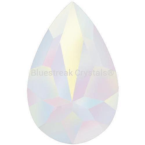 Estella Flat Back Shaped Rhinestones Non Hotfix Pear Crystal AB-Estella Flatback Rhinestones Crystals (Non Hotfix)-6x4mm - Pack of 10-Bluestreak Crystals