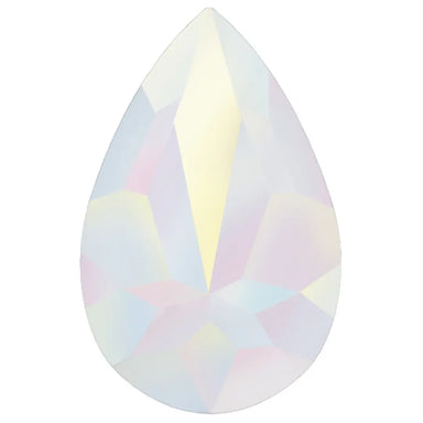 Estella Flat Back Shaped Rhinestones Non Hotfix Pear Crystal AB - Bluestreak Crystals