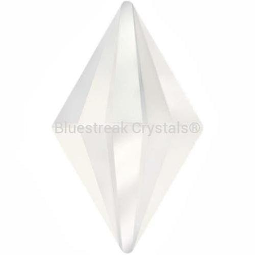 Estella Flat Back Shaped Rhinestones Non Hotfix Rhombus Neon White-Estella Flatback Rhinestones Crystals (Non Hotfix)-10x6mm - Pack of 10-Bluestreak Crystals