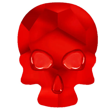 Estella Flat Back Shaped Rhinestones Non Hotfix Skull Light Siam - Bluestreak Crystals