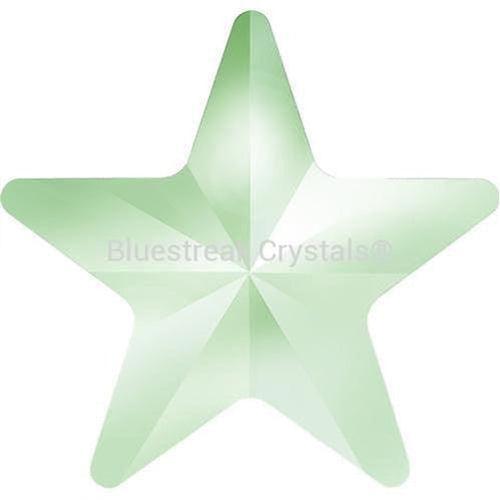 Estella Flat Back Shaped Rhinestones Non Hotfix Star Peridot-Estella Flatback Rhinestones Crystals (Non Hotfix)-5x5mm - Pack of 10-Bluestreak Crystals