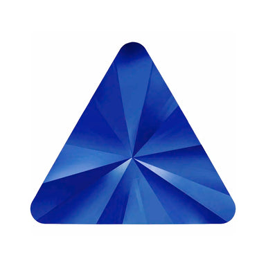 Estella Flat Back Shaped Rhinestones Non Hotfix Triangle Sapphire - Bluestreak Crystals