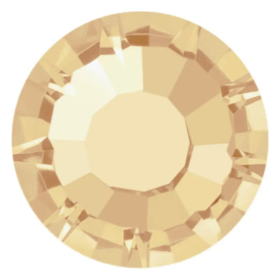 Estella Hotfix Flat Back Crystals Light Colorado Topaz - Bluestreak Crystals