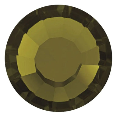 Estella Hotfix Flat Back Crystals Olivine - Bluestreak Crystals