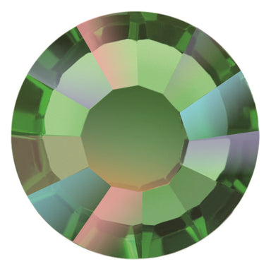 Estella Hotfix Flat Back Crystals Peridot Shimmer - Bluestreak Crystals