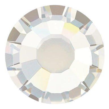 Estella Hotfix Flat Back Crystals White Opal - Bluestreak Crystals