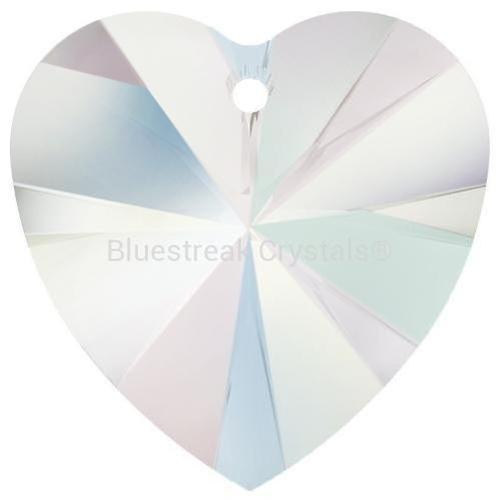 Estella Pendants Heart Crystal Shimmer-Estella Pendants-8mm - Pack of 10-Bluestreak Crystals