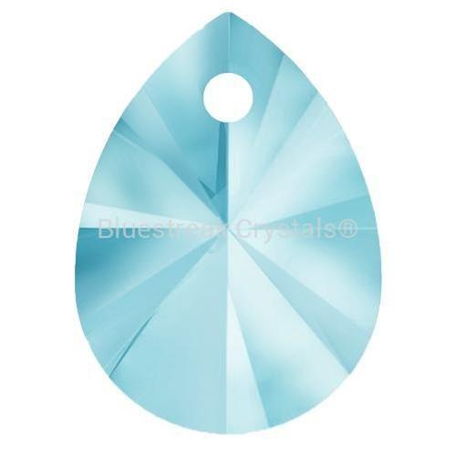 Estella Pendants Pear Aquamarine-Estella Pendants-8x10mm - Pack of 4-Bluestreak Crystals