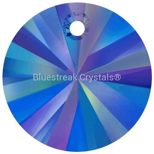 Estella Pendants Rivoli Crystal Bermuda Blue-Estella Pendants-6mm - Pack of 10-Bluestreak Crystals