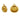 Gold Plated (24k) Shell Bail for Half Drilled 6mm - Bluestreak Crystals