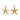 Gold Plated (24k) Sterling Silver Starfish Charm - Bluestreak Crystals