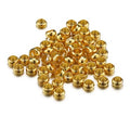 Gold Plated Crimp Beads - Bluestreak Crystals