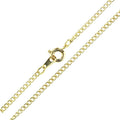 Gold Plated Curb Chain - Bluestreak Crystals