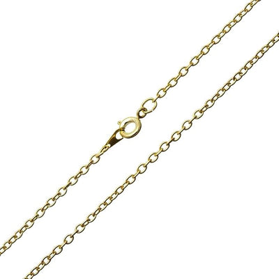 Gold Plated Medium Trace Chain - Bluestreak Crystals