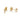 Gold Plated Post & Scroll Earwires - Bluestreak Crystals