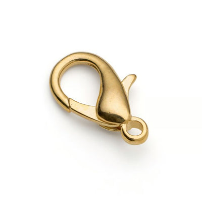 Gold Plated Trigger Clasp - Bluestreak Crystals