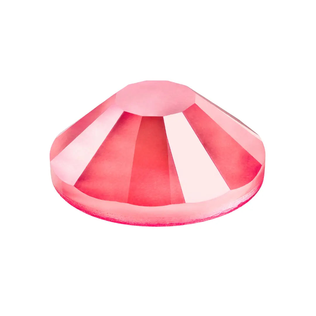 Preciosa Flat Back Crystals Non Hotfix (MAXIMA) Crystal Neon Pink