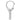Nickel Plated Key Ring Chain - Bluestreak Crystals