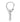 Nickel Plated Key Ring Chain - Bluestreak Crystals